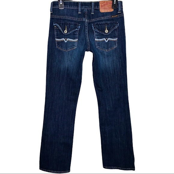 LUCKY BRANDšāPetunia Easy Riderā Dark Denim Jeans ~Size 26 - Picture 4 of 6